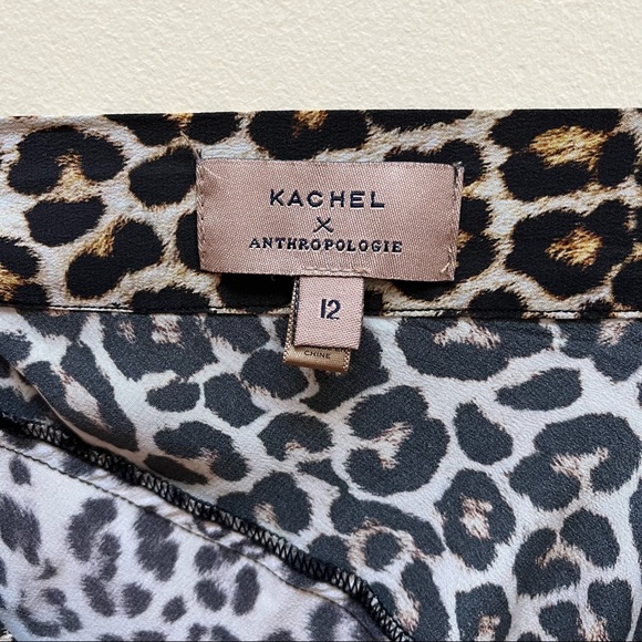 ANTHROPOLOGIE | jungle cat printed skirt - Picture 2 of 2